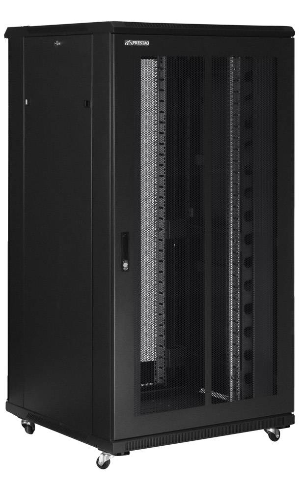 19" PATCHKAST D600 *B600*32HU deur voor en achter geperforeerd-0