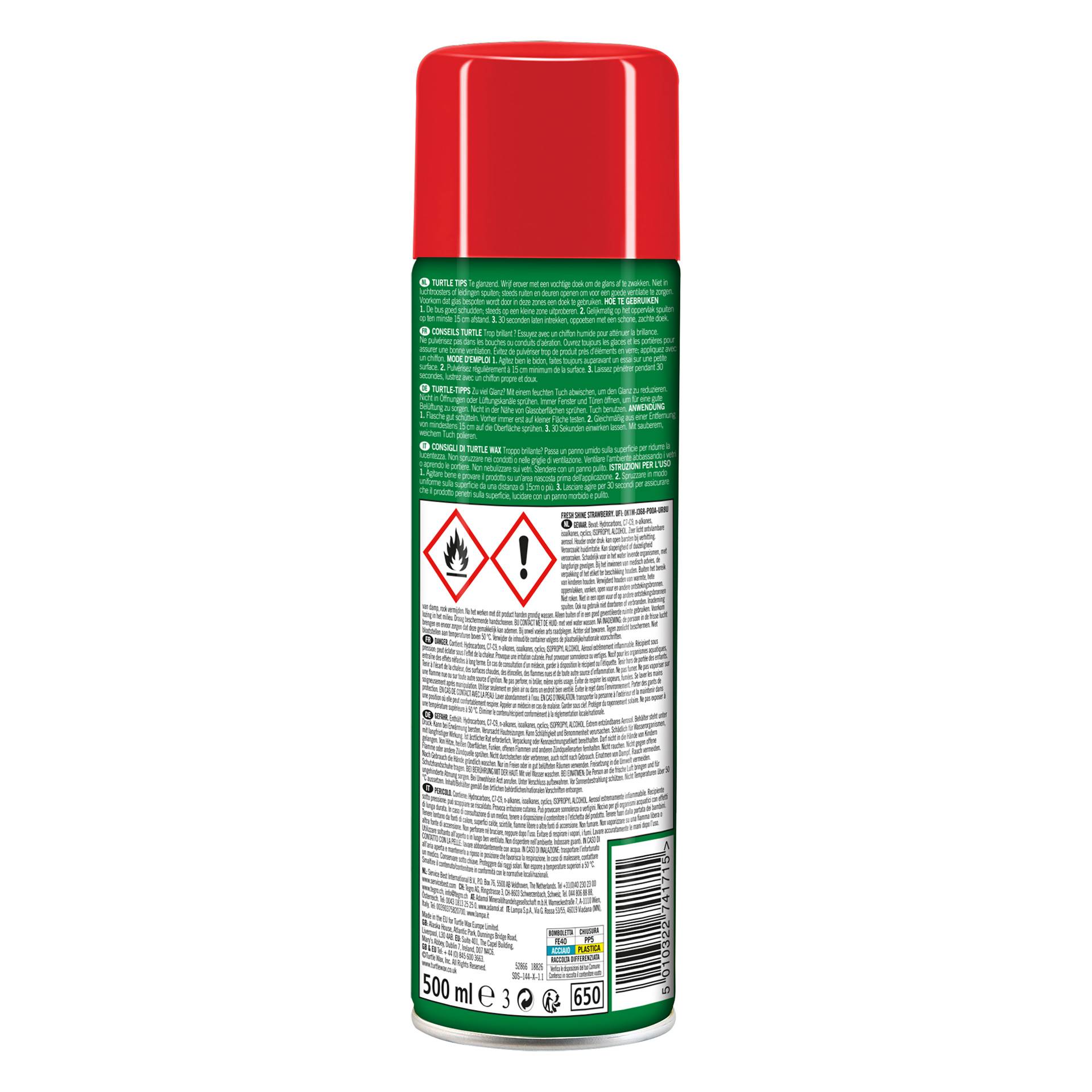 Turtle Wax 52866 GL Fresh Shine Strawberry 500ml-4