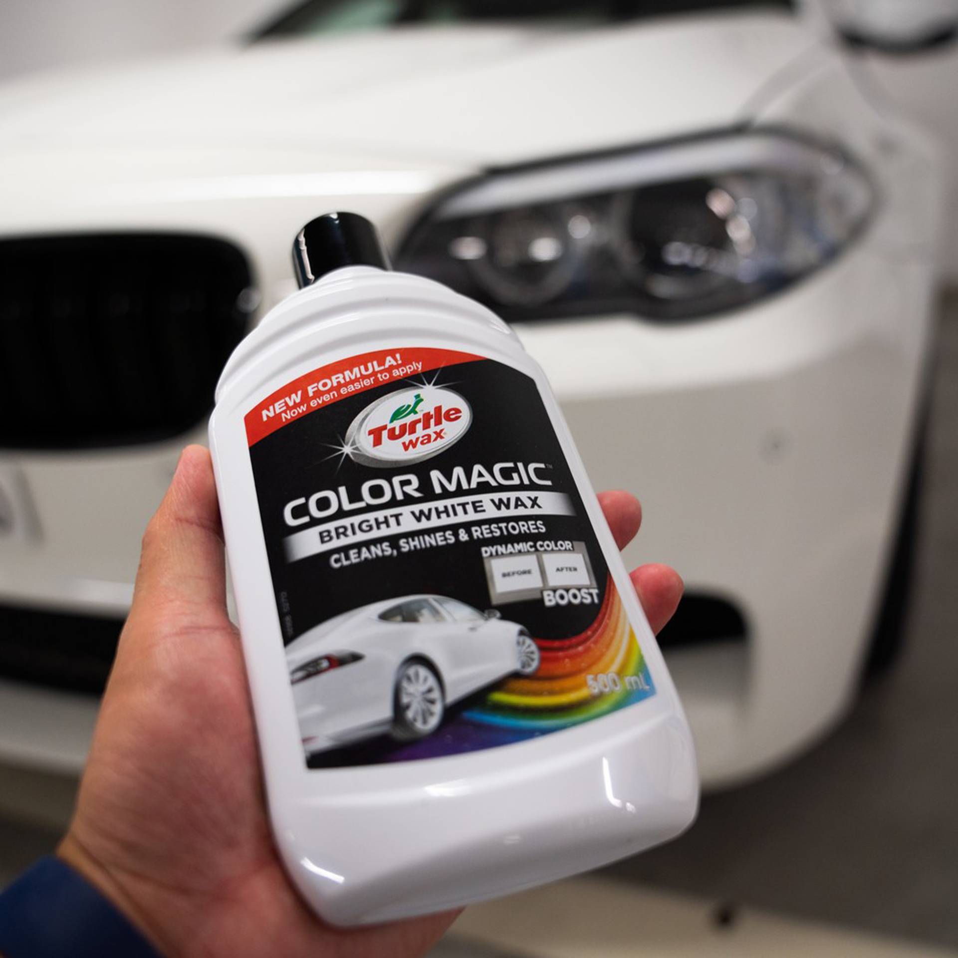 Turtle Wax 52712 Color Magic Bright White Wax 500ml-3