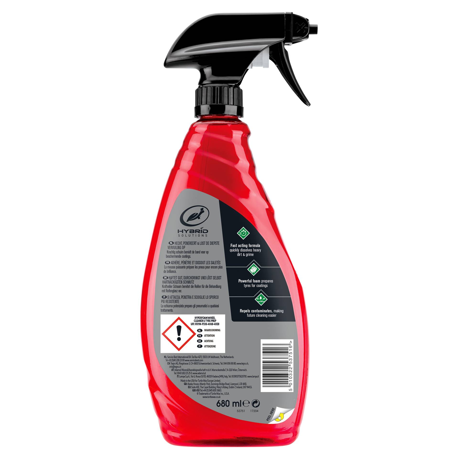 Turtle Wax HS Hyperfoam Wheel & Tyre Cleaner 680 ml-4