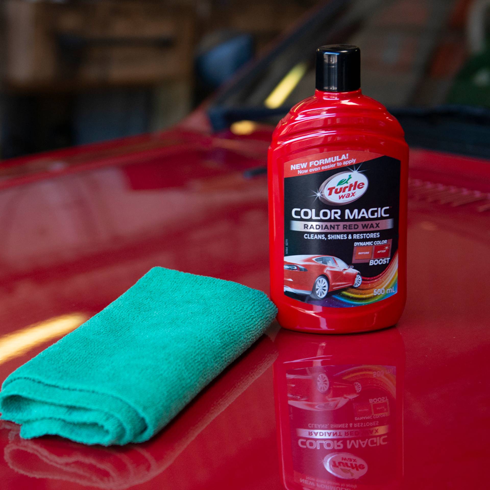 Turtle Wax 52711 Color Magic Radiant Red Wax 500ml-4