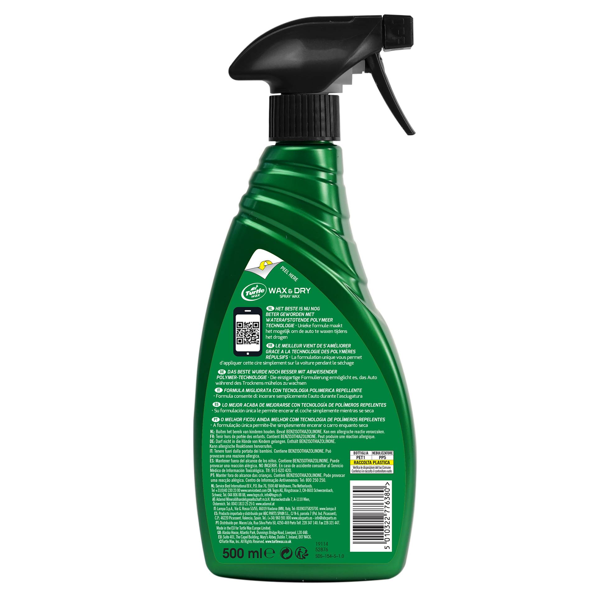 Turtle Wax Green Line Wax & Dry 500ml-1
