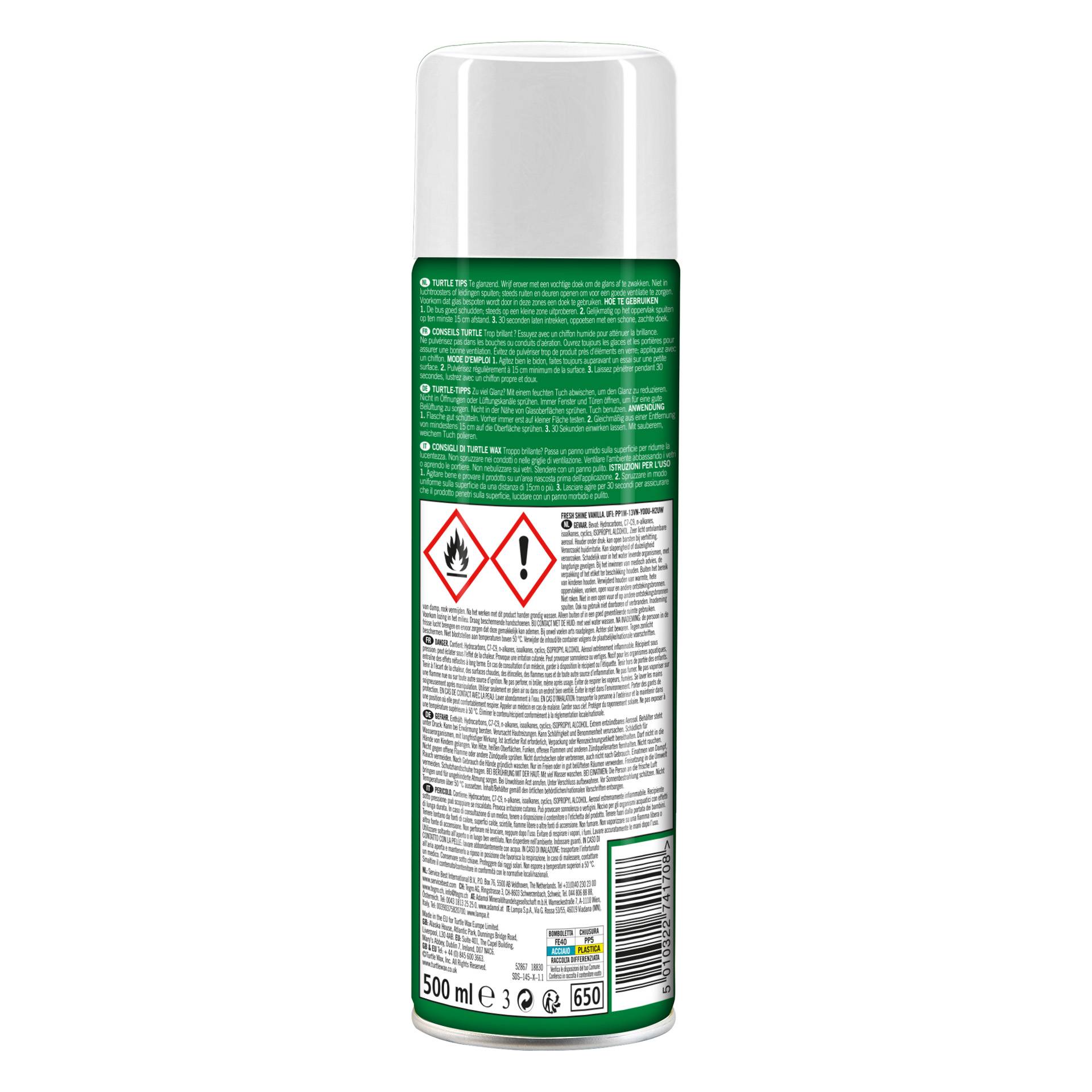 Turtle Wax 52867 GL Fresh Shine Vanilla 500ml-4