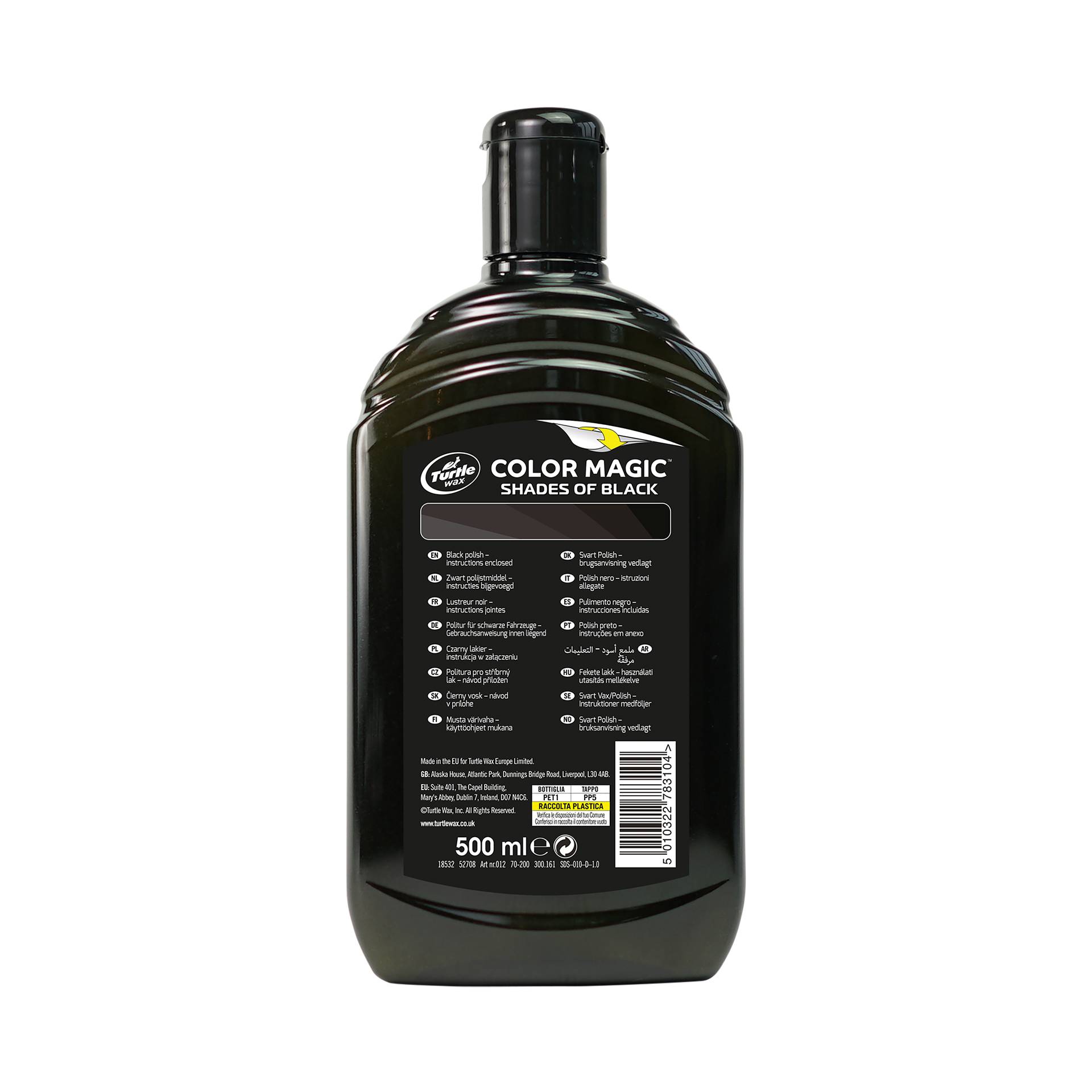 Turtle Wax 52708 Color Magic Jet Black Wax 500ml-1