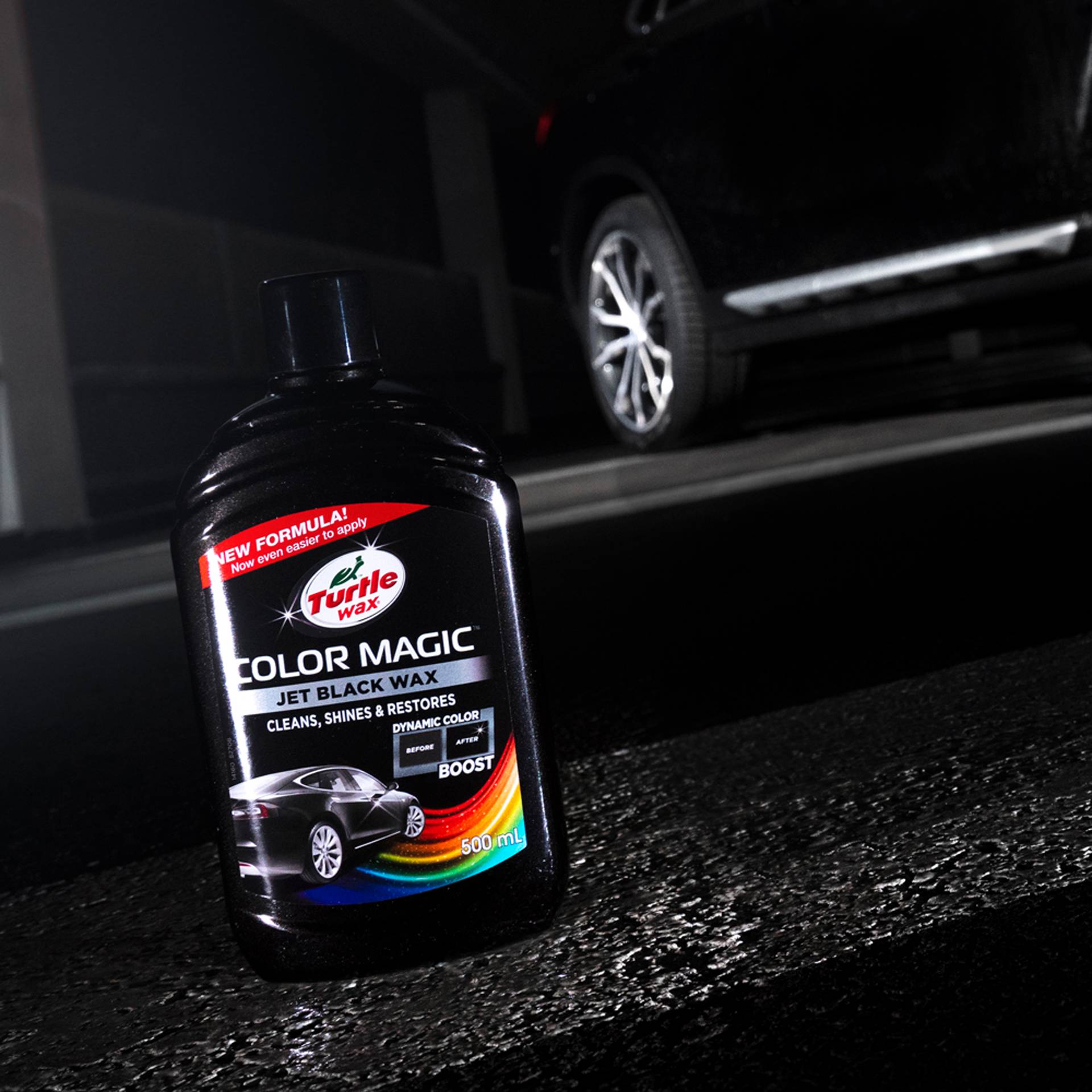 Turtle Wax 52708 Color Magic Jet Black Wax 500ml-2