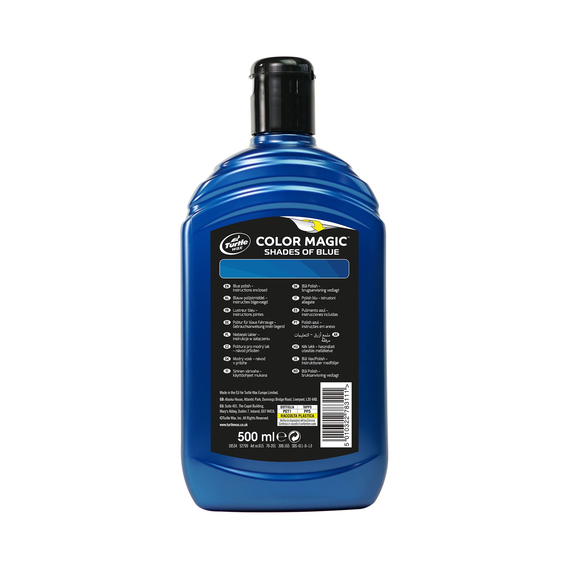 Turtle Wax 52709 Color Magic Ultra Blue Wax 500ml-1