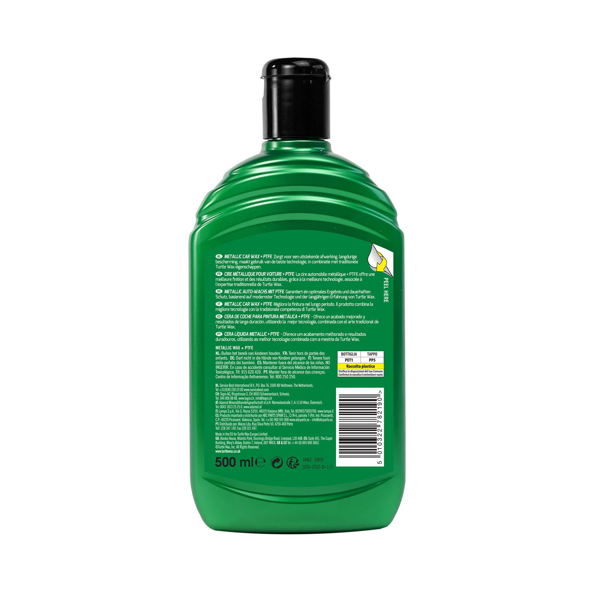Turtle Wax 52870 Metallic Wax+PTFE 500ml-1