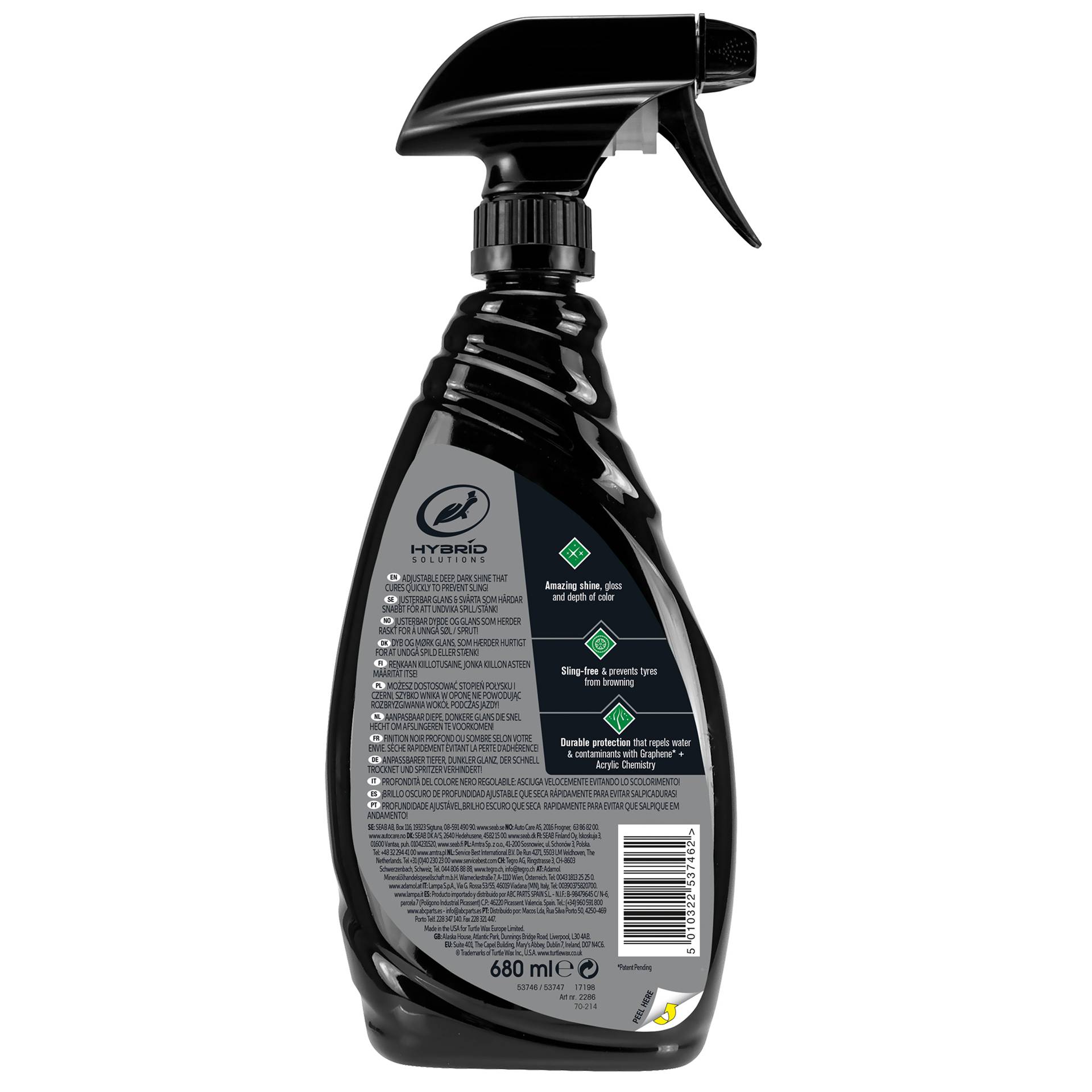 Turtle Wax HS Tyre Shine 680ml-2