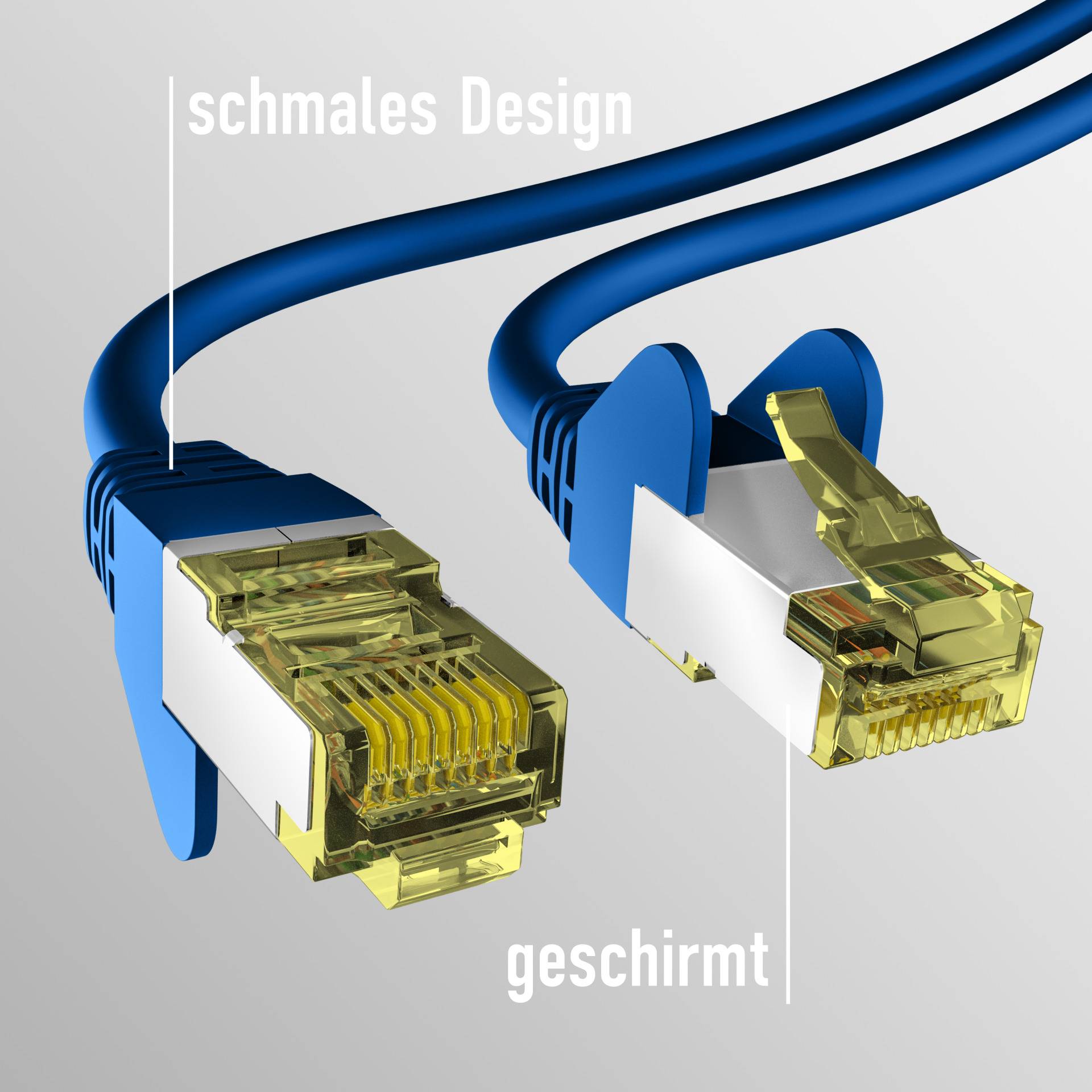 EFB CAT6a BLAUW 10m patchkabel S/FTP PIMF-3
