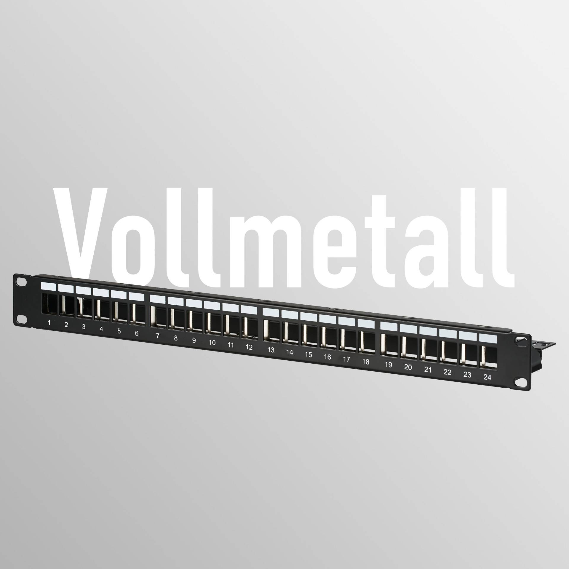 EFB verdeelbord patchpaneel 19 inch 1U, 24-poorts,-1