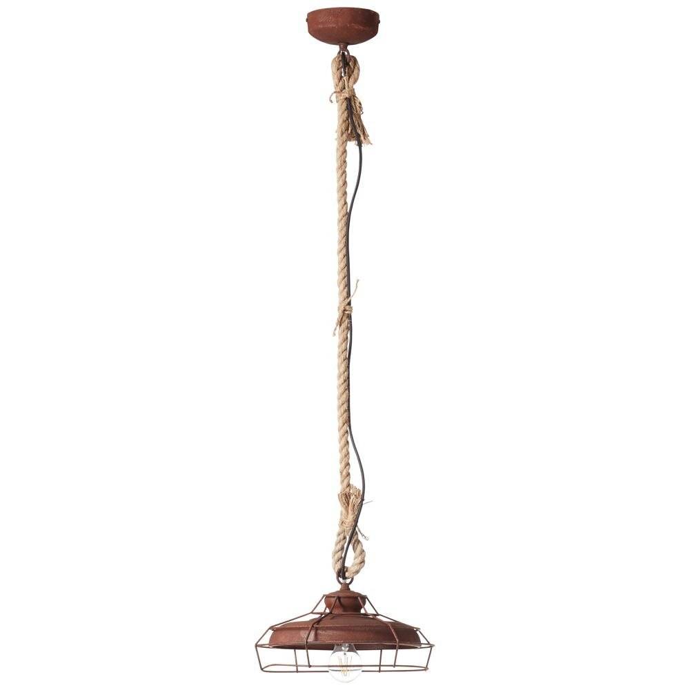 Brilliant Peter 93319/60 Hanglamp LED E27 60 W Zwart, Roest-1