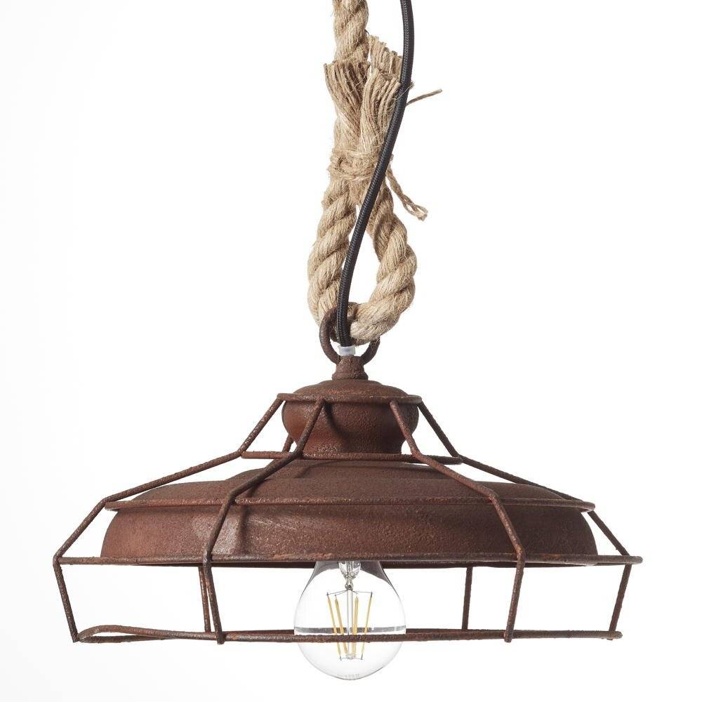 Brilliant Peter 93319/60 Hanglamp LED E27 60 W Zwart, Roest-3
