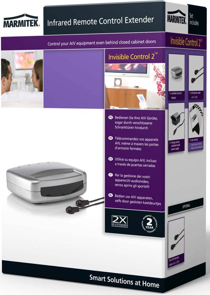 Marmitek Invisible Control 2 AVzender ontvanger Zilver-2