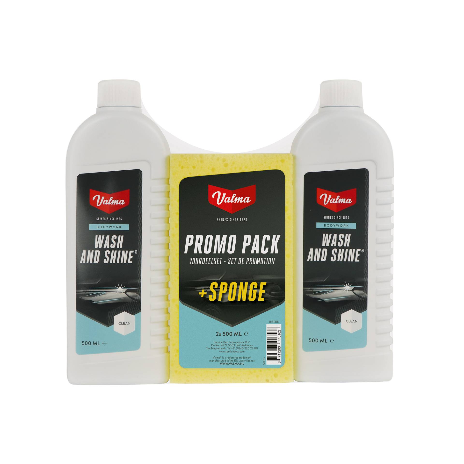 Valma S05G Wash and Shine + Spons 2x500ml-1