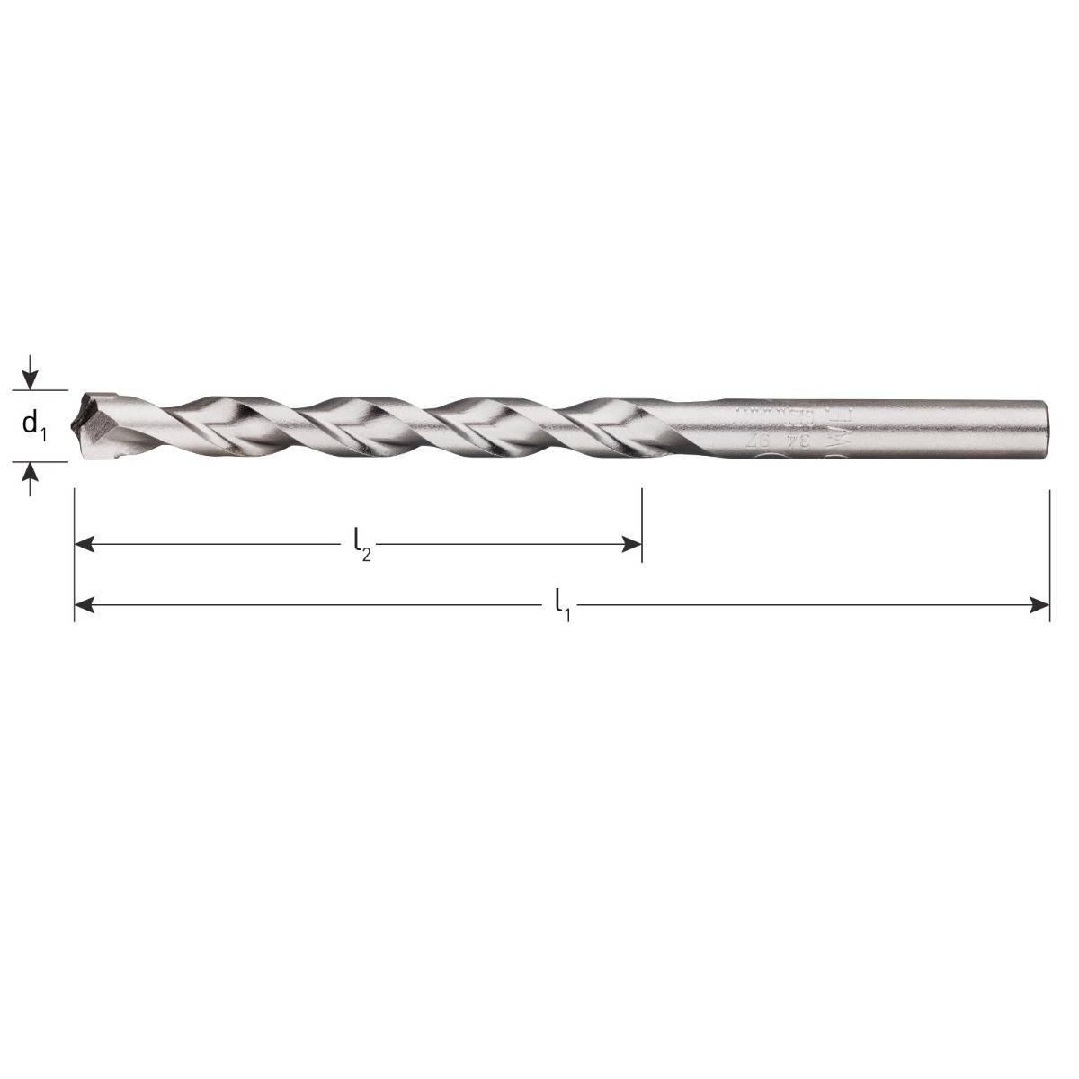Super-betonboor, ø4,0x50/75-1