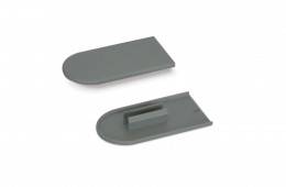 Cabineo Afdekkap Kunststo, Muisgrijs RAL 7005, 2000 Stuks-0