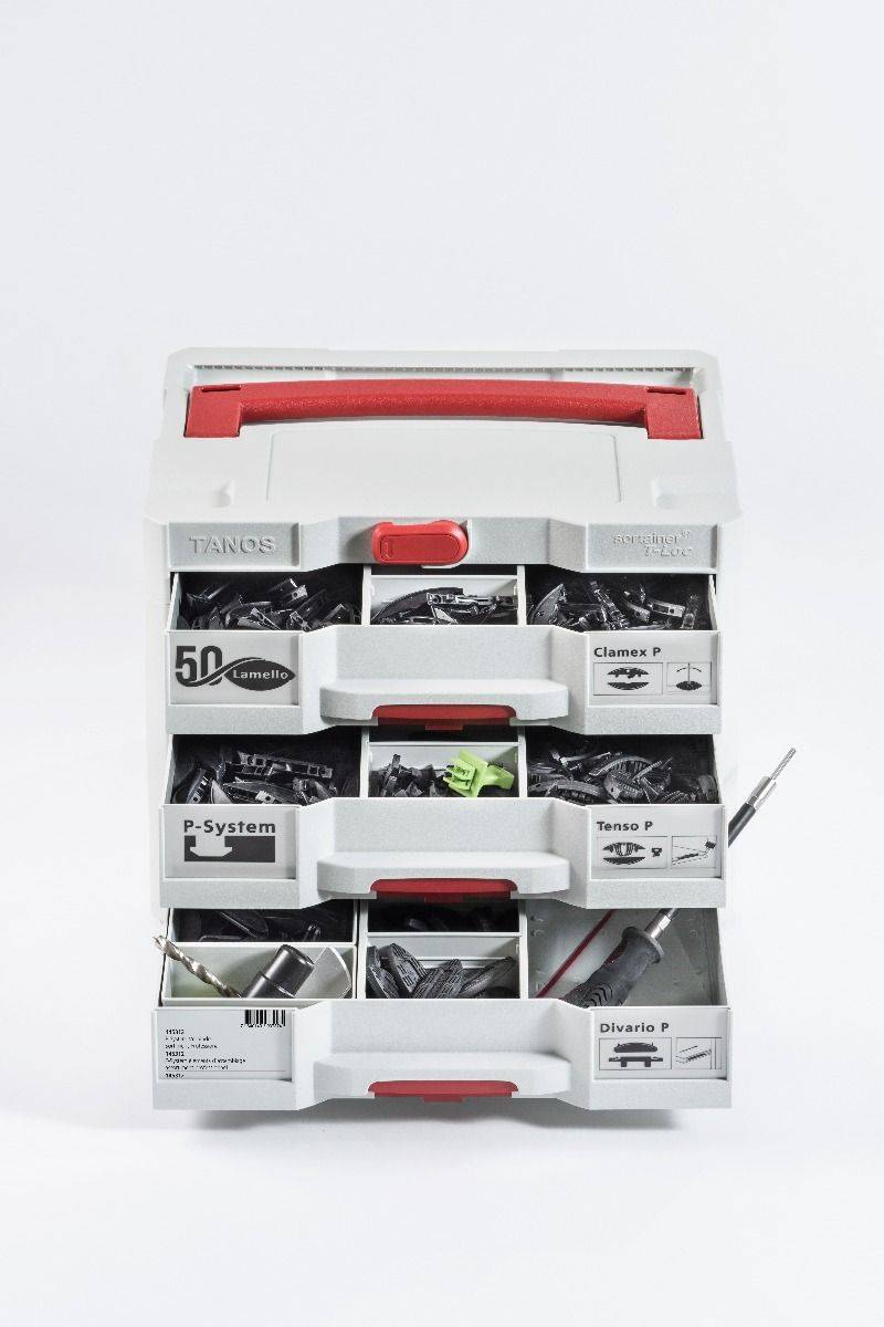 Lamello P-System verbinder assortiment Professional in sortainer-0