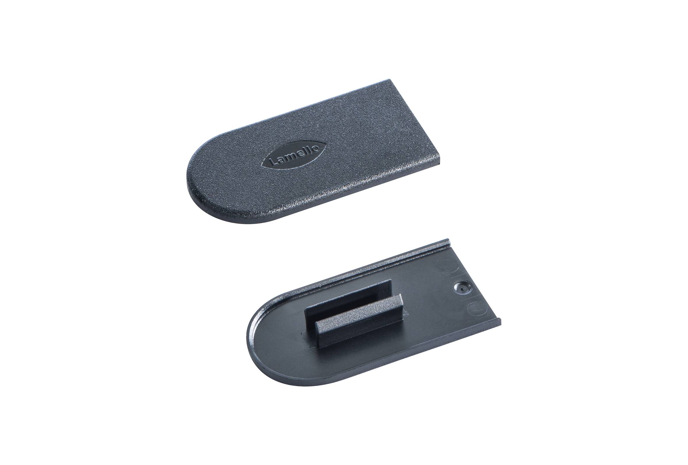 Cabineo afdekkappen, Kunststof gitzwart RAL 9005, 100 stuks-0