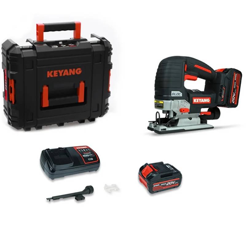 Keyang JS20BLH135V accu decoupeerzaag 18V (20V max) set (2x 5.0Ah accu) in koffer-1