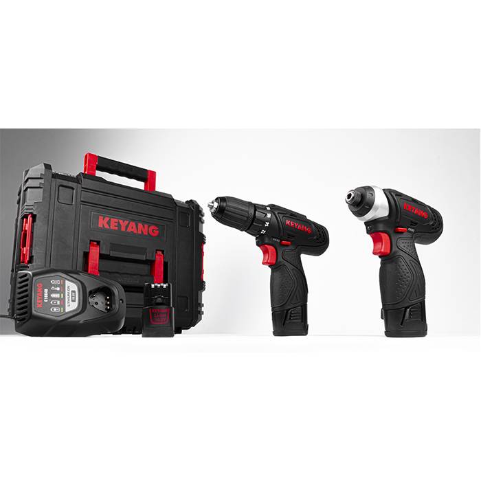 Keyang COMBOKEY108V set – DID1202L+DD1202L2 incl. 3x 2.0Ah accu & lader-0