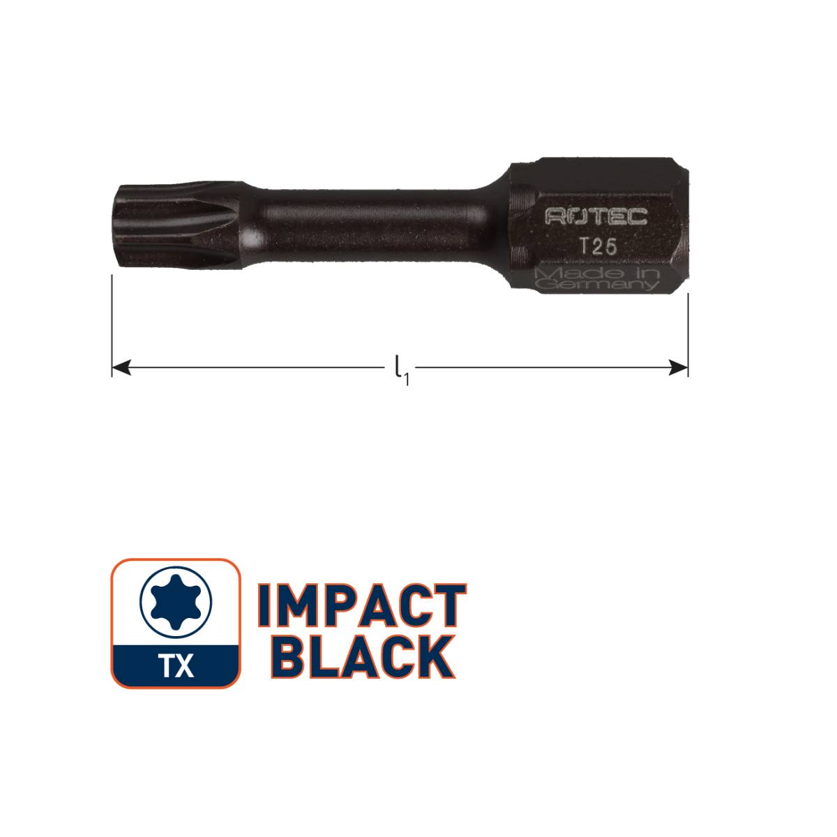 IMPACT Schroefbit T 30, L=30, C6.3, BASIC (per 10)-0