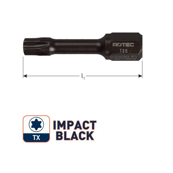 IMPACT Schroefbit T 30, L=30, C6.3, BASIC (per 10)