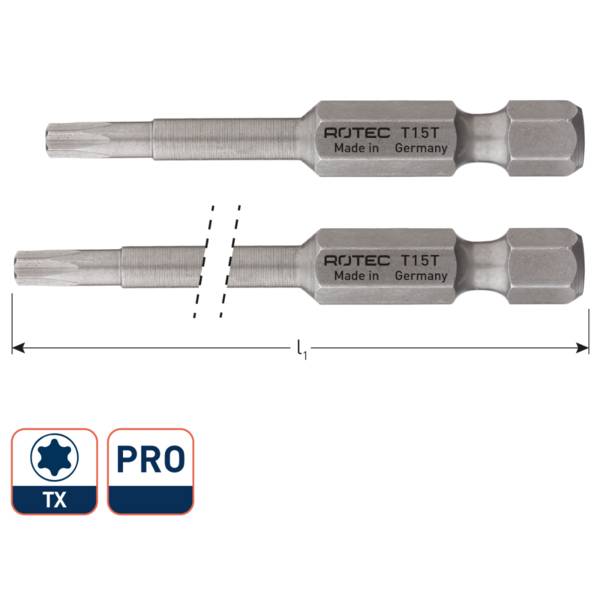 Krachtbit T 15 L=50, E6.3, BASIC (vpe 10)