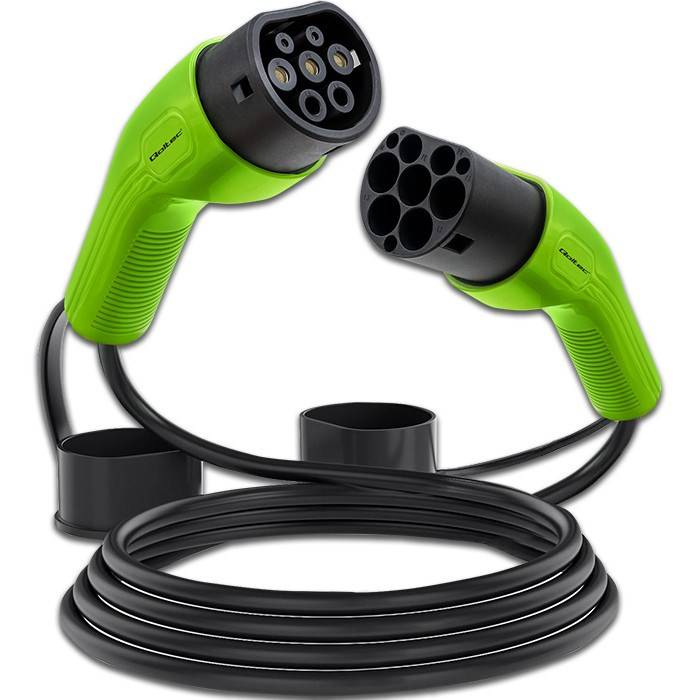 Qoltec 52472 EV-kabel Type 2 voor auto-opladen | 230V | 7 kW | 32A | 5m-0