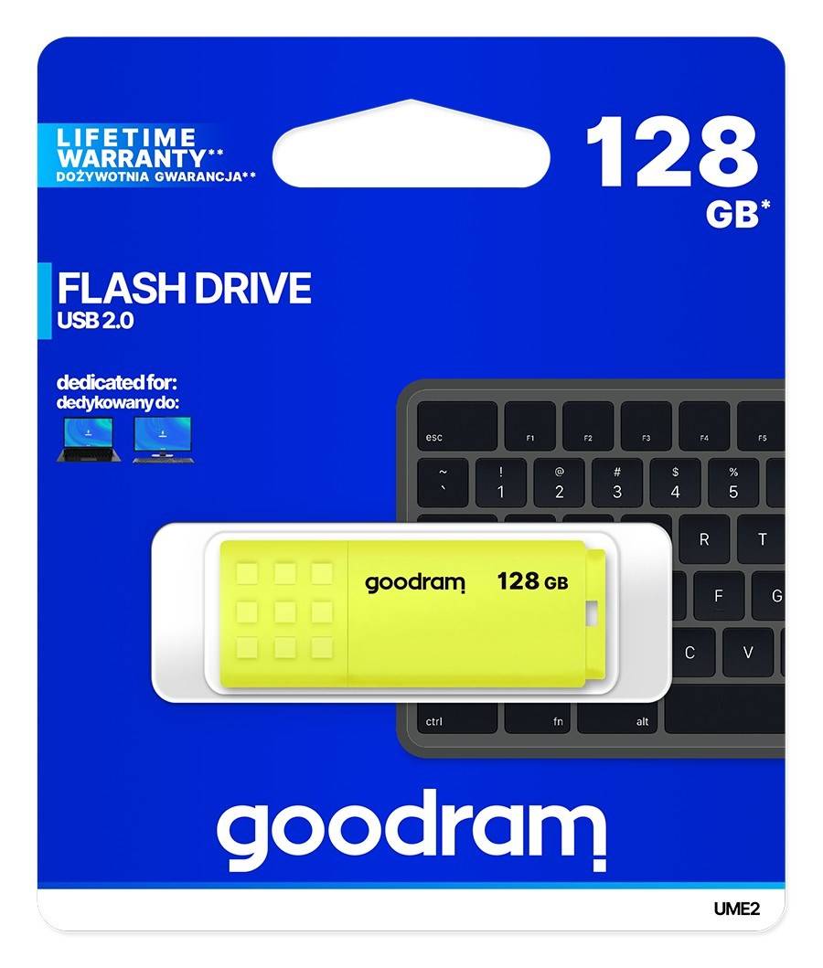 Goodram UME2 128GB USB-flashdrive USB Type-A 2.0 Geel-4