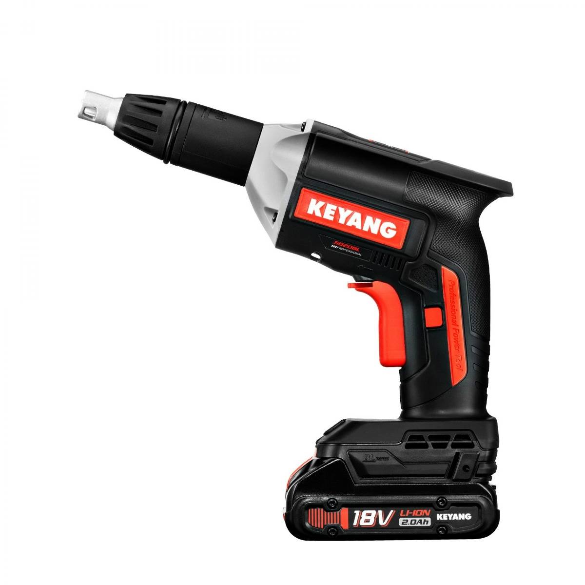 Keyang SD20BL accu gipsplaatschroefmachine 18V (20V max) set (2x 5.0Ah accu) in koffer-1