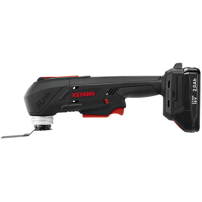 Keyang MC18BL20 accu multitool 18V set (2x 2.0Ah accu) in koffer-0