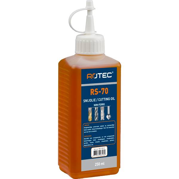 Rotec spuitflacon RS-70 snijolie, aluminium, 250ml.-0