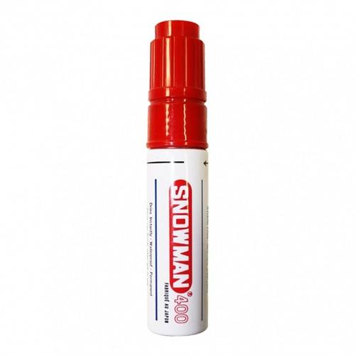 Klika 8721349451026 Klika - Stift Snowman 400 rood permanent marker-1