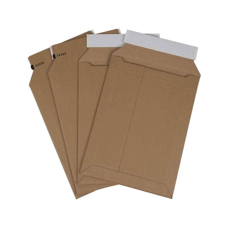 Klika 8721077723068 Klika - Golfkartonnen enveloppen 187 x 278 mm bruin | 25 stuks-0