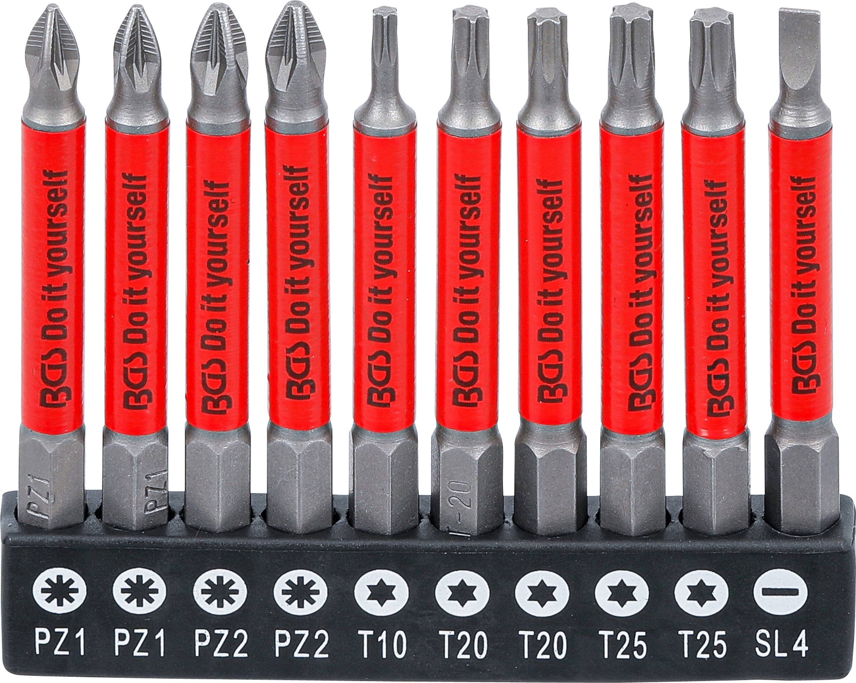 BGS Technic 4831 Bitset Plat, Kruiskop Pozidriv, T-profiel-0