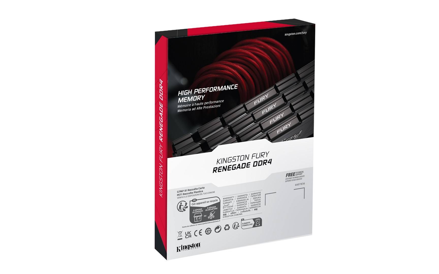Kingston Technology FURY 16GB 4266MT/s DDR4 CL19 DIMM (set van 2) Renegade Black-5
