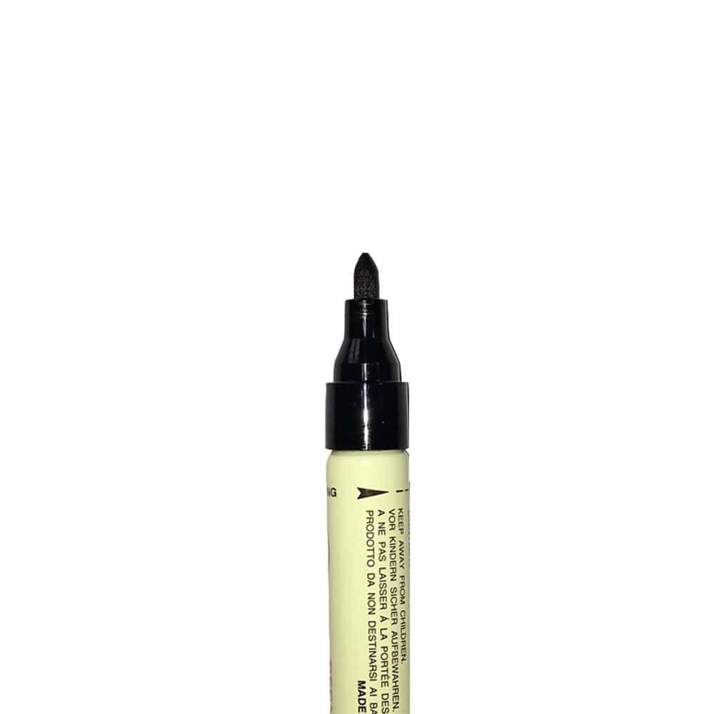 Yoken permanent marker zwart 1 mm punt12 stuks-0