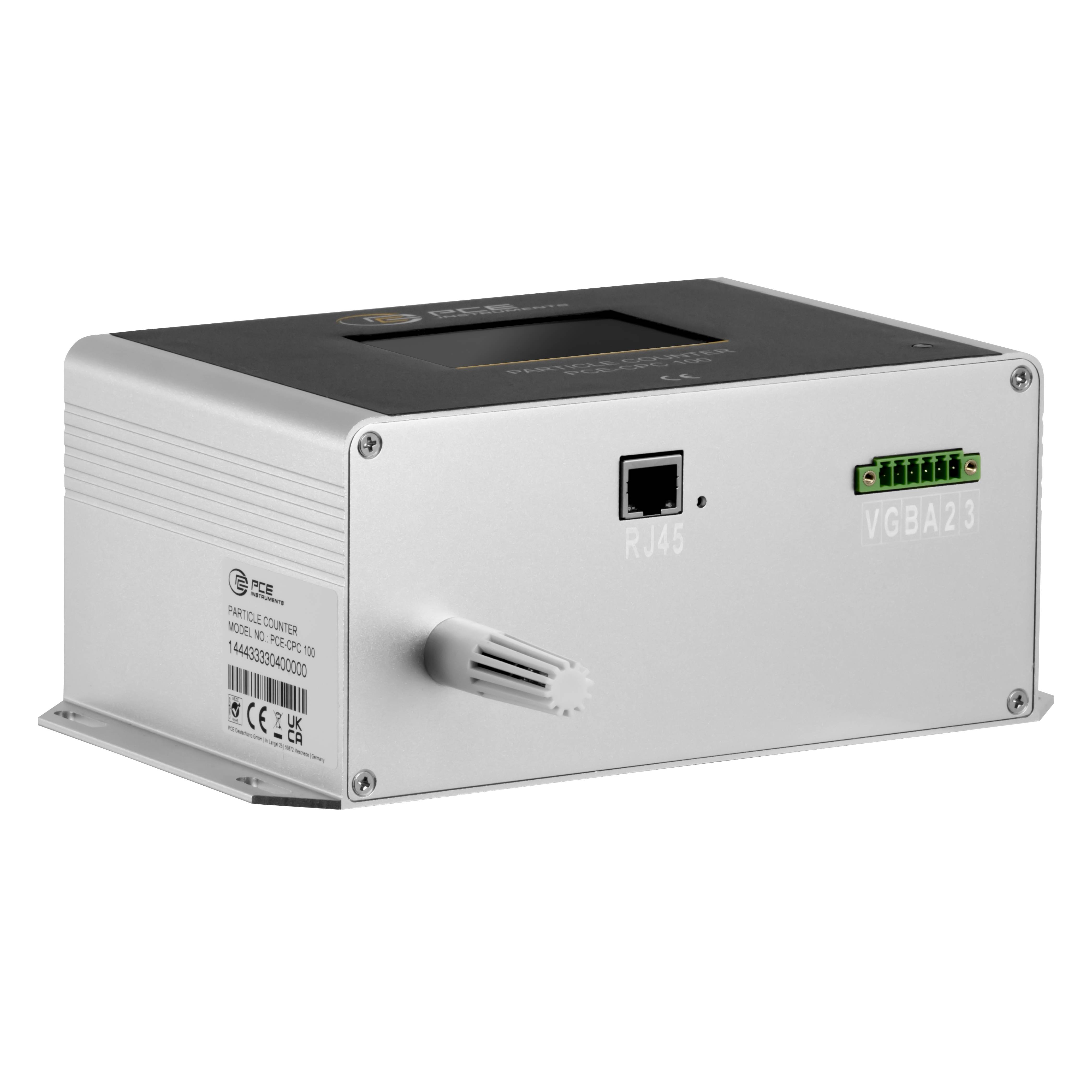 PCE Instruments Deeltjesteller Luchtdeeltjes Wandmontage, Met temperatuurmeting-1
