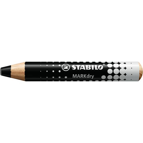 Whiteboardpotlood STABILO MARKdry 648/46 zwart