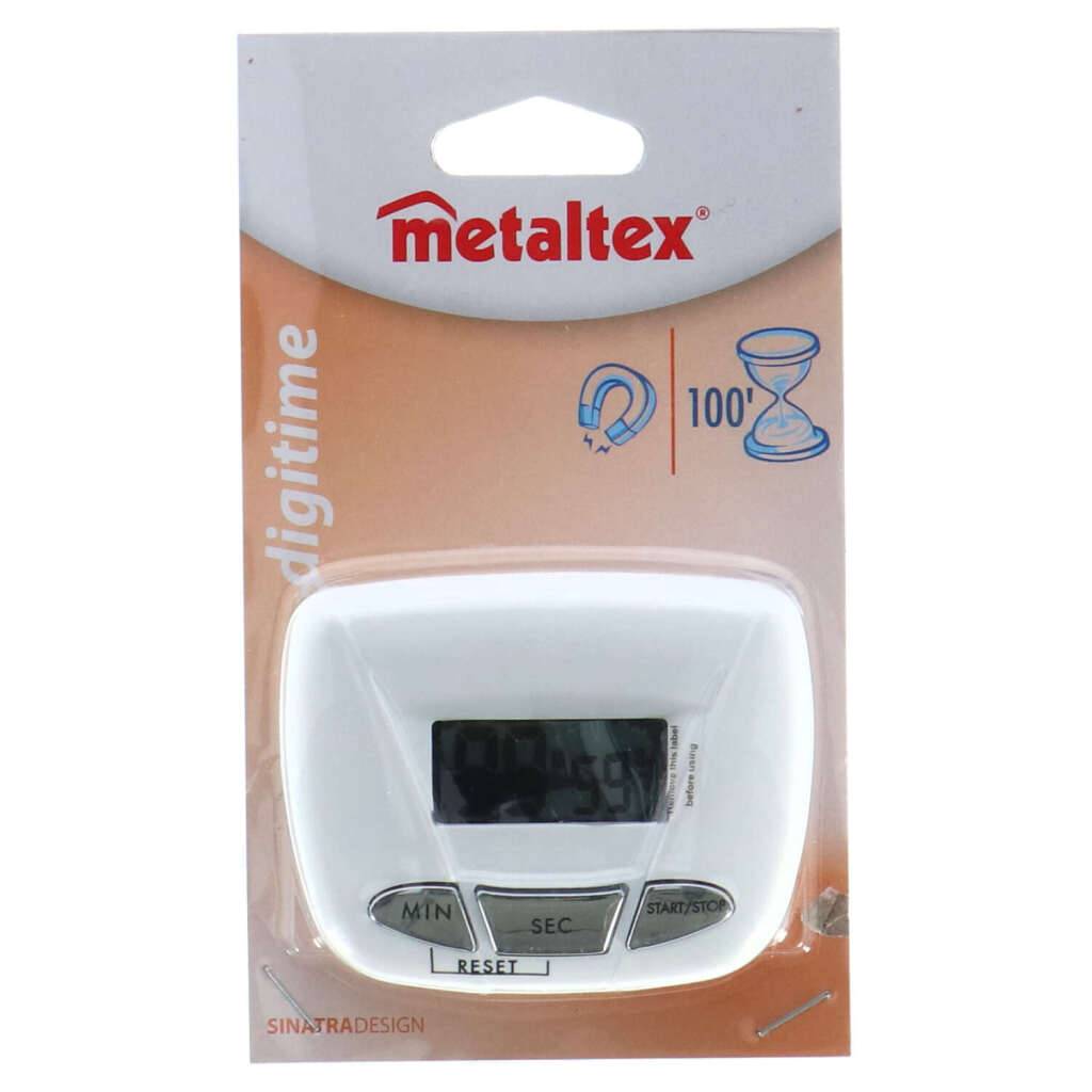 Metaltex Digitale Kookwekker Wit-0