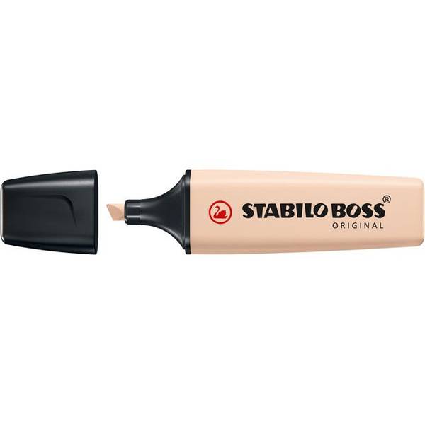 Markeerstift stabilo boss 70/186 nature beige | Omdoos a 10 stuk