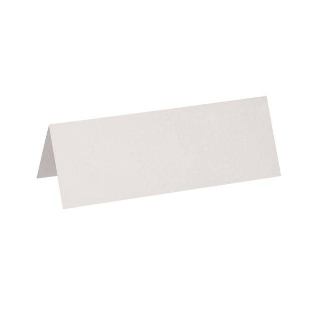 Tafelnaambord karton maul 21x7.5cm wit | Pak a 100 stuk-0