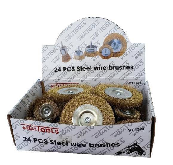 WEBER TOOLS Borstelset 24 delig-1