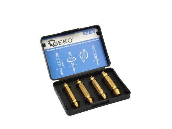 GEKO Schroef uitdraai set voor kapotte dolle schroeven 3-12mm