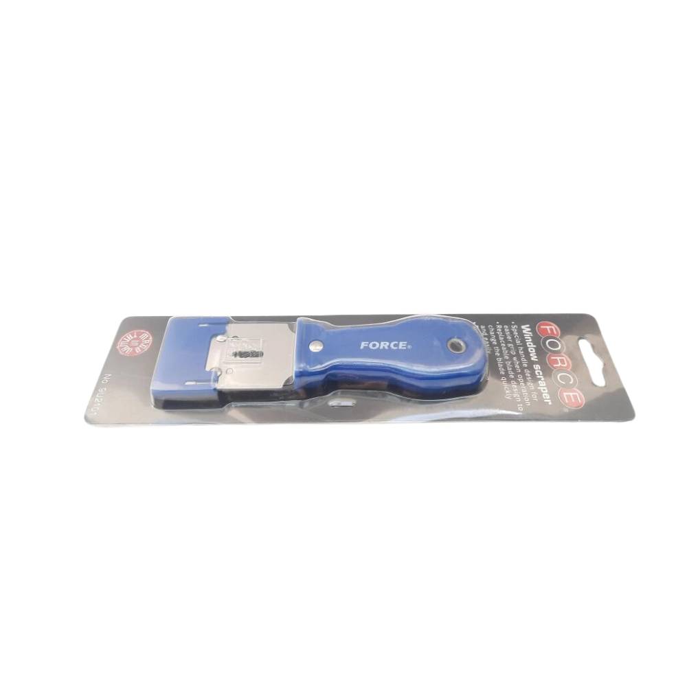 FORCE Glasschraper voor verwijderen lijmresten, verf, stickers-1