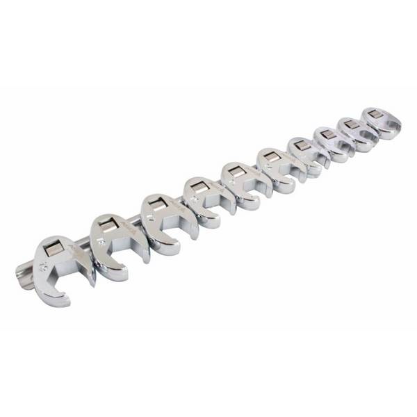 ASTA 3/8" Moersleutel kraaienpoot 10 - 19 mm 10-delig