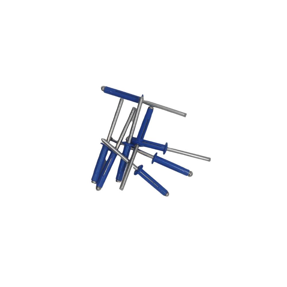 LB Tools Professionele popnagels kentekenplaat blauw (10 st)-0