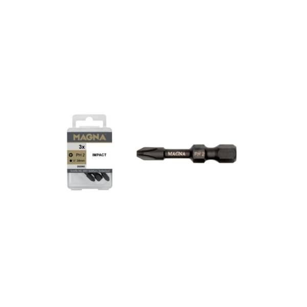 MAGNA 1/4" Hybrid impact bit Philips PH1 (3st)