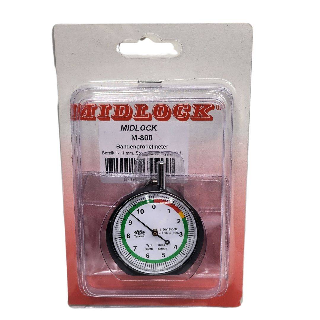 MIDLOCK Bandenprofielmeter met stalen behuizing-2