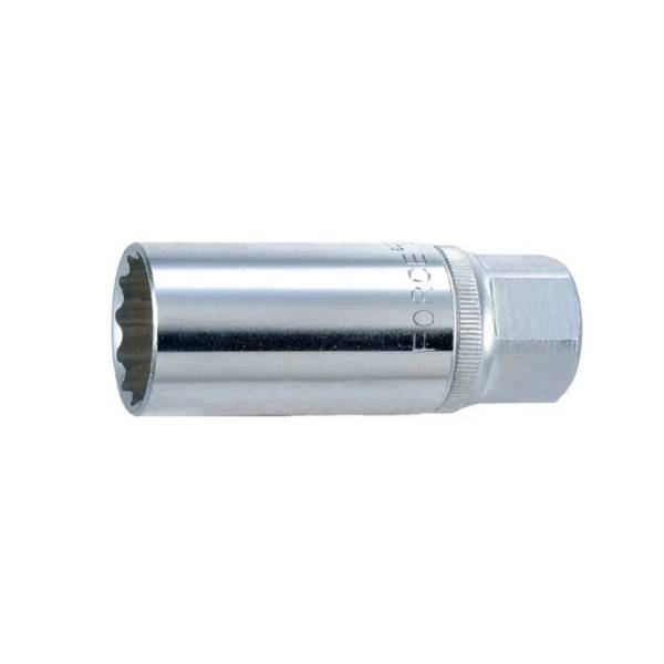 FORCE 3/8" Bougiedop magnetisch (12-kant) 18 mm